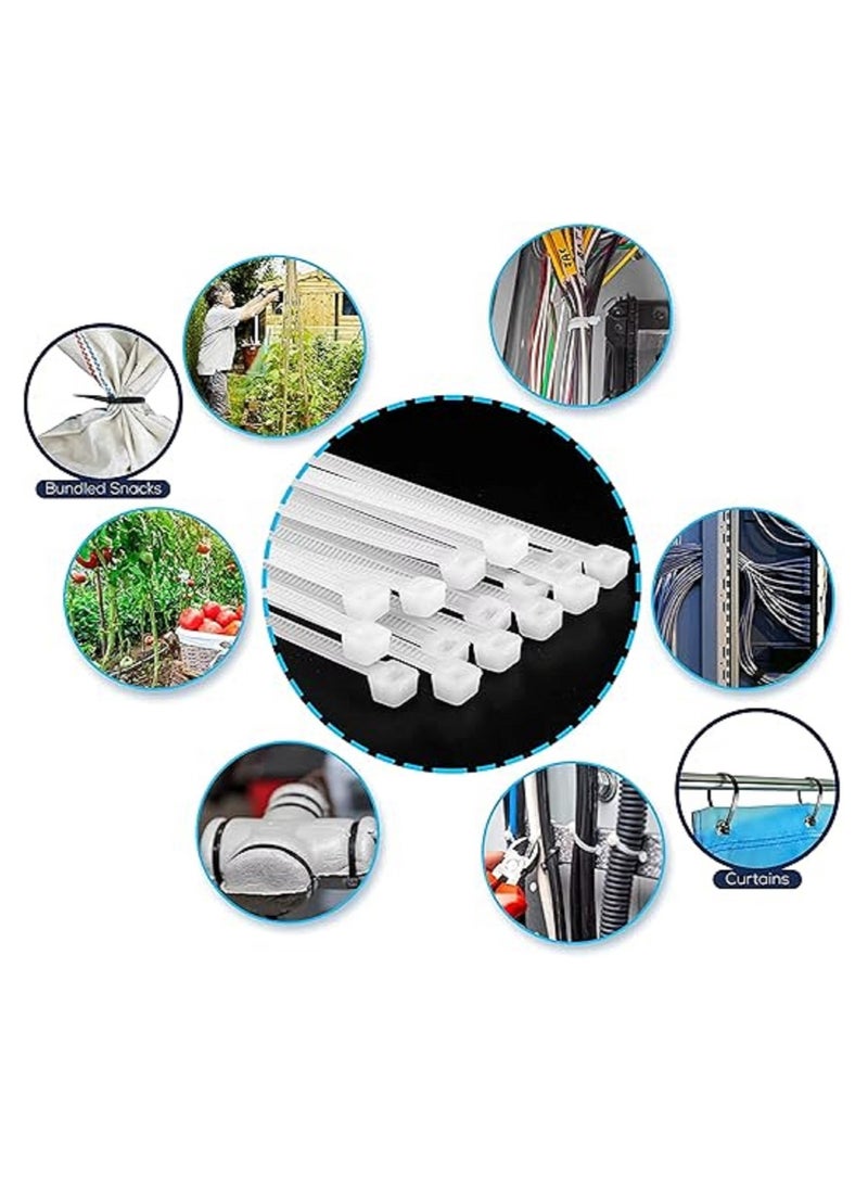 ١٠٠ قطعة من أربطة بلاستيكية بطول ١٠ سم - Image 3