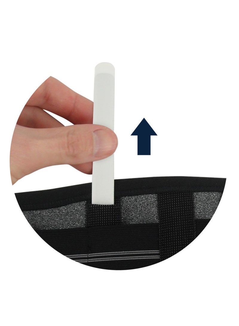 PAVIS Ortho-E Back Brace (H. 38 CM) – Adjustable Back Support Belt for Lower Back Pain Relief, Anti-Skid Lumbar Support for Sciatica & Scoliosis, for Men & Women, Italy Brand, Bacteriostatic Material, 100% Cotton - Image 4