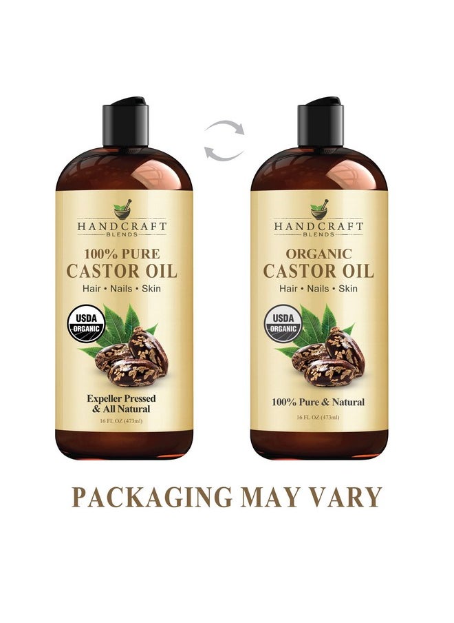 Organic Castor Oil - 16 Fl Oz - 100% Pure And Natural - Premium Grade Oil For Hair Growth, Eyelashes And Eyebrows - Carrier Oil - Hair & Body Oil - Expeller-Pressed - pzsku/Z68381AB16C7A60209D8AZ/45/_/1734437331/4bc851aa-e044-428c-a2c2-d717d2a34ef3