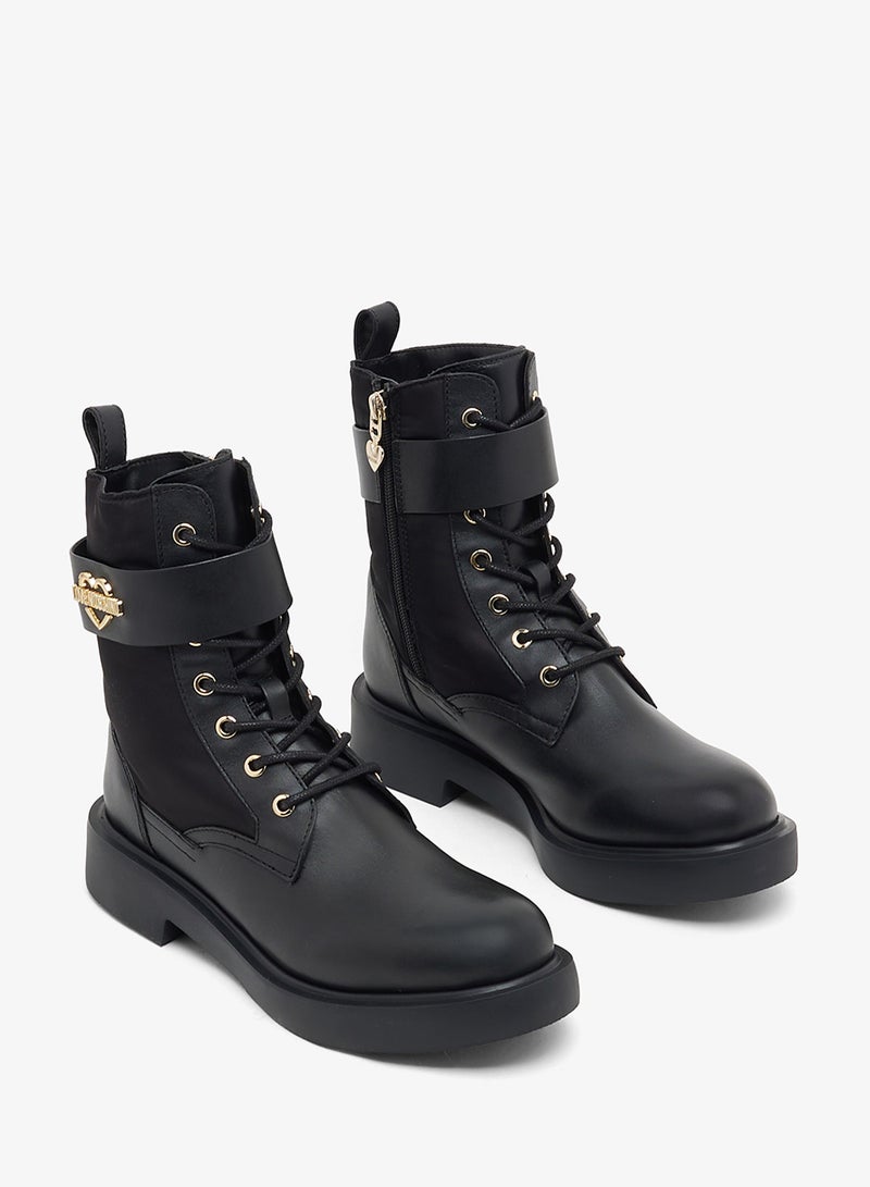 Love Moschino Close toe ankle boots - Image 4