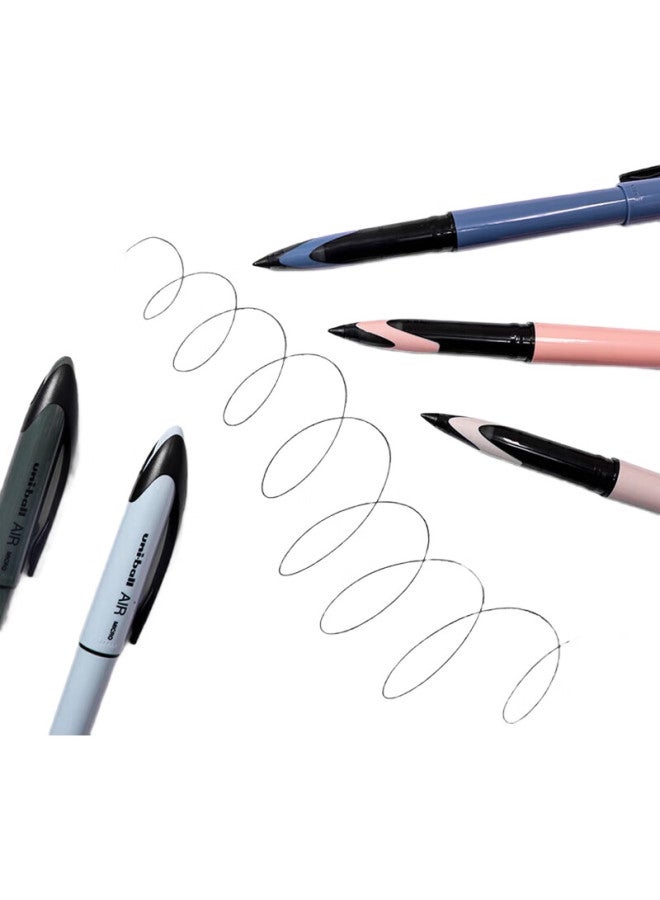 Uni Mitsubishi Uni-Ball Air High-Tech Black Gel Pen, Stylish 0.5Mm Black Pen, Signature Pen, Business Direct Liquid Rollerball Pen, Student Pen, Water-Based Pen, Stationery, Uba-188C, 1 Piece - Image 2