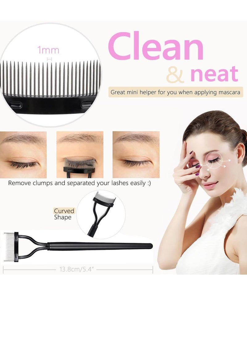 Bukela Eyelash Curler Makeup with Advanced Silicone Pressure Pad & Tweezer and Satin Bag & Fits All Eye Shapes Get The Perfect Curl in 8 Seconds  - Image 4