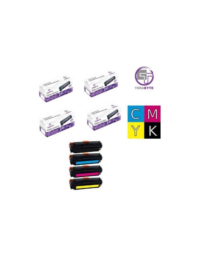 Terabyte Terabyte Compatible 216A Toner Cartridge for Color LaserJet Pro MFP M182 & M183 Full set(1BK+1C+1M+1Y)  - Image 1