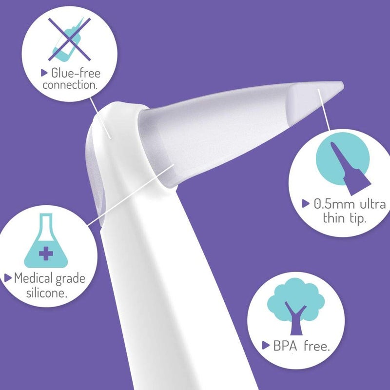 Kleo Baby Dental Pick, Safe and Soft for Teeth Cleaning, Medical Grade Silicone Toothpick for Children, Kids Flossing Tool, Can Be Sterilized by Boiling Water or Dishwasher. - Image 2