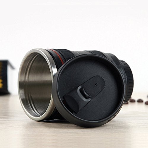 AMENDAS Camera Lense Coffee Mug Camera Cup Unique Coffee Mugs Magic Mug Mug for Gift Camera Lense Coffee Mug for Travel, Office, Men etc 350 ML - Image 4