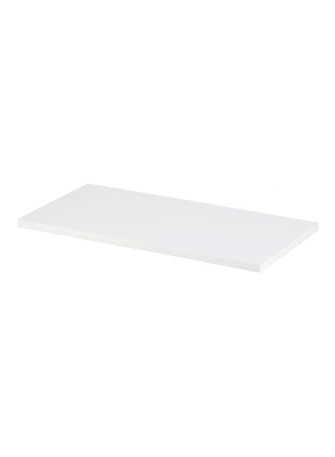 Micasa Modern Designed Rectangular Wall Mounted Wooden Floating Shelf White 90 x 30 cm 15481 - Image 2