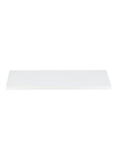 Micasa Modern Designed Rectangular Wall Mounted Wooden Floating Shelf White 90 x 30 cm 15481  - Image 1
