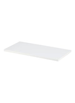 Micasa Modern Designed Rectangular Wall Mounted Wooden Floating Shelf White 90 x 30 cm 15481  - Image 2