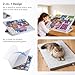 Lavievert Tilting Puzzle Board with 2in1 Designed Stand Cover Super Lightweight Felt Puzzle Plateau with 5 Drawers for Adults Portable Jigsaw Puzzle Table for Up to 1000 Pieces Light Gray - Image 4