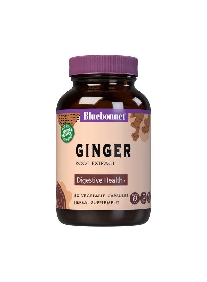 BlueBonnet Ginger Root Extract Supplement, 60 Count