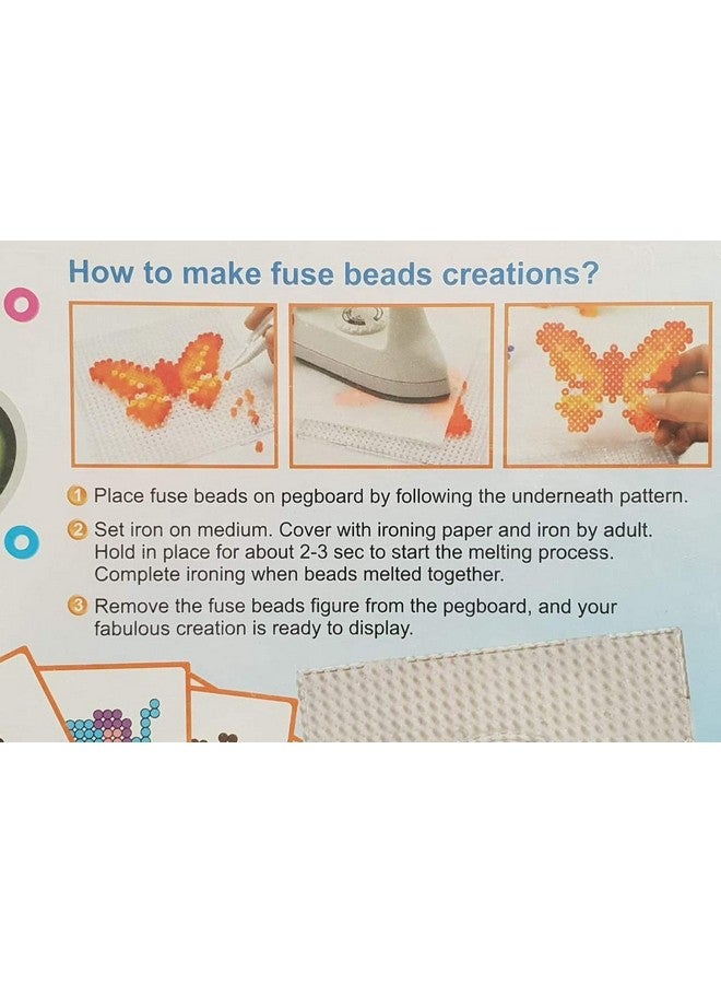 Ekta Plastic, Beads Pixels Jungle Safari Fridge Magnets Badges Making Kit for Children Creativity, Multicolour, Above The Age of 5 Years - Image 4