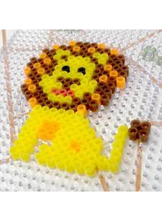 Ekta Plastic, Beads Pixels Jungle Safari Fridge Magnets Badges Making Kit for Children Creativity, Multicolour, Above The Age of 5 Years - Image 2