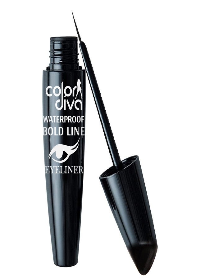 Color Diva Matte Eyeliner - (Black Eye Liner for Women) - Sweat Proof, Waterproof Eye Liner with Matte Finish, 6ml | 100% Vegan & Cruelty Free - Image 1