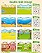 D-FantiX DFantiX 3D Puffy Stickers for Kids Ages 48 Reusable Sticker Books for Toddlers 24 Years Farm Dinosaur Ocean Safari Car Road Trip Activities Airplane Travel Toys Birthday Gifts for Boys Girls - Image 4