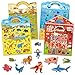 D-FantiX DFantiX 3D Puffy Stickers for Kids Ages 48 Reusable Sticker Books for Toddlers 24 Years Farm Dinosaur Ocean Safari Car Road Trip Activities Airplane Travel Toys Birthday Gifts for Boys Girls - Image 2