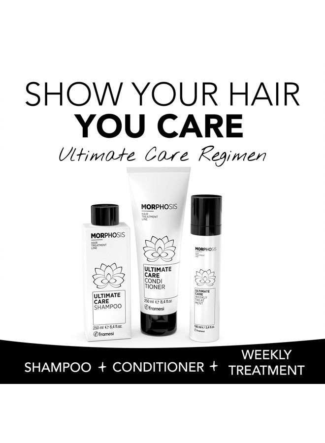 Framesi Morphosis Ultimate Care Shampoo, 8.4 fl oz, Revitalizing Shampoo