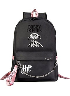Harry Potter Cartoon Print Student Youth Large Capacity Backpack For Men And Women 