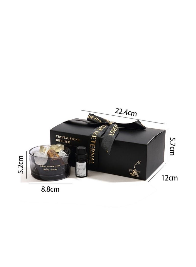 منزل منظم Save translation مجموعة هدايا زيت عطري من أروما كريستال ستون ، زيت عطري 10 مل - Image 3