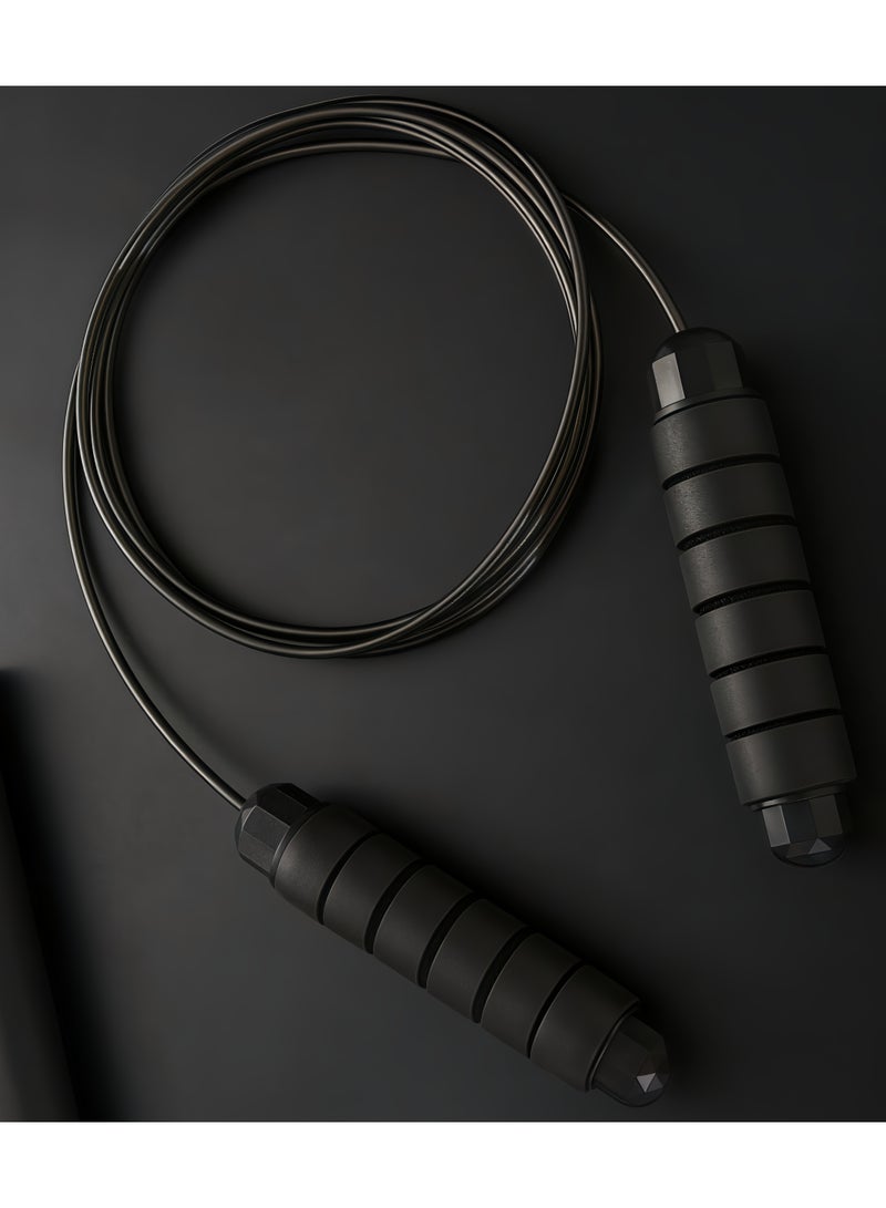 KUYING KUYING Skipping Rope with Ball Bearings Rapid Speed Adjustable Jump Rope Cable and 6” Memory Foam Handles Ideal for Aerobic Exercise Like Speed Training, Extreme Jumping, Endurance Training and Gym - Image 2