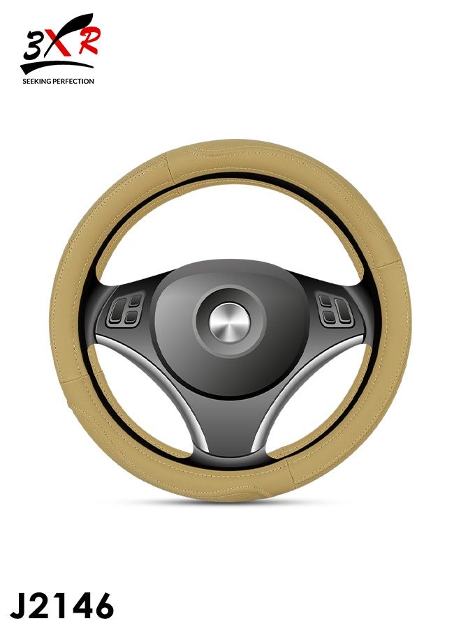 3XR Car Steering Cover Good Grip Steering Wheel Cover Decoration For Universal Cars 3XR-J2146 - Image 1