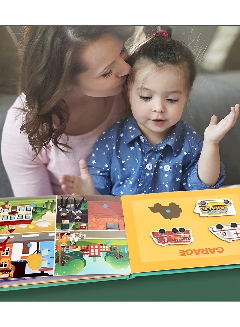 REOCLE Quiet Paste Book Baby Sensory Book Montessori Baby Sensory Board Toys Fine Motor Skills Learning Great Gifts for Babies Boys Girls - Image 2