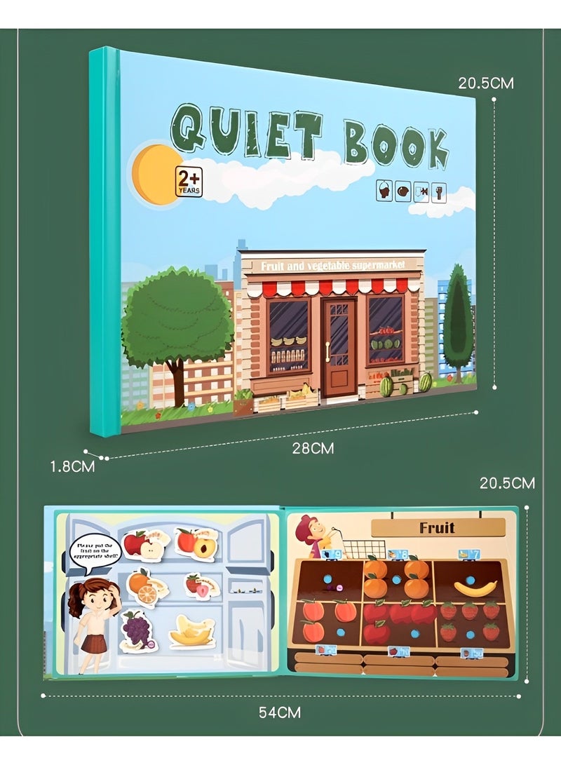 REOCLE Quiet Paste Book Baby Sensory Book Montessori Baby Sensory Board Toys Fine Motor Skills Learning Great Gifts for Babies Boys Girls - Image 4