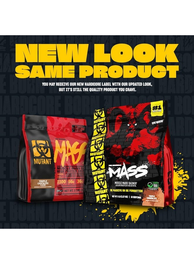 ميوتانت موتانت ماس | مسحوق بروتين لزيادة الوزن - مسحوق بروتين عالي السعرات الحرارية لزيادة الكتلة العضلية - آيس كريم فانيليا - 5 أرطال - Image 2