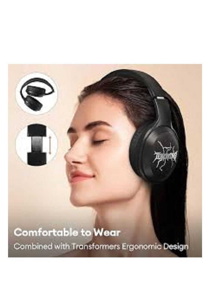 TRANSFORMERS TF-G06 Gaming Gamer Headset Bluetooth 5.4 Noise Reduction Low Latency Headphones Music Earphones Beige - Image 5