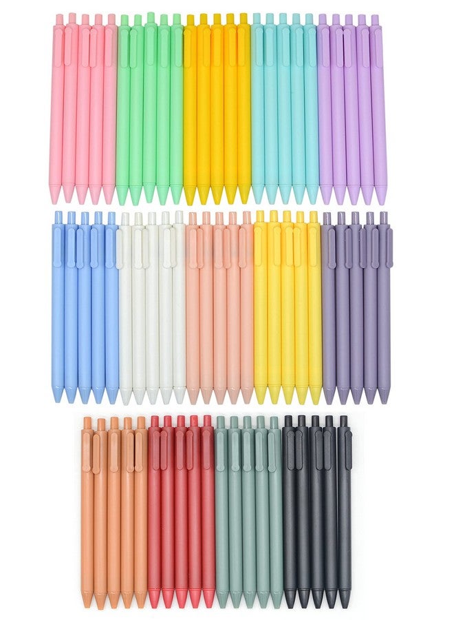 YYaaloa 70pcs Cute Pens Black Gel Ink Pens Retractable 0.5mm Gel Pens Bullet Point Nice Gifts Fun Pens for Kids Girls Boys Women Office School Supplies - Image 1