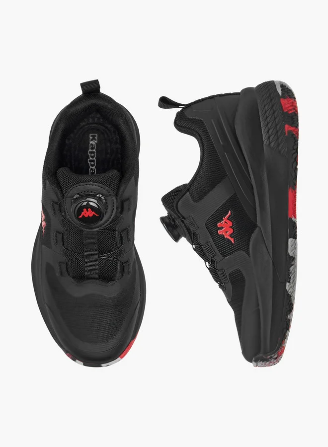 كابا Boys' Logo Print Sports Shoes with Rotating Buckle Closure