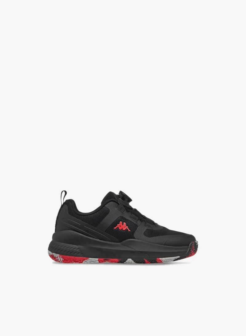 Kappa Boys' Logo Print Sports Shoes with Rotating Buckle Closure