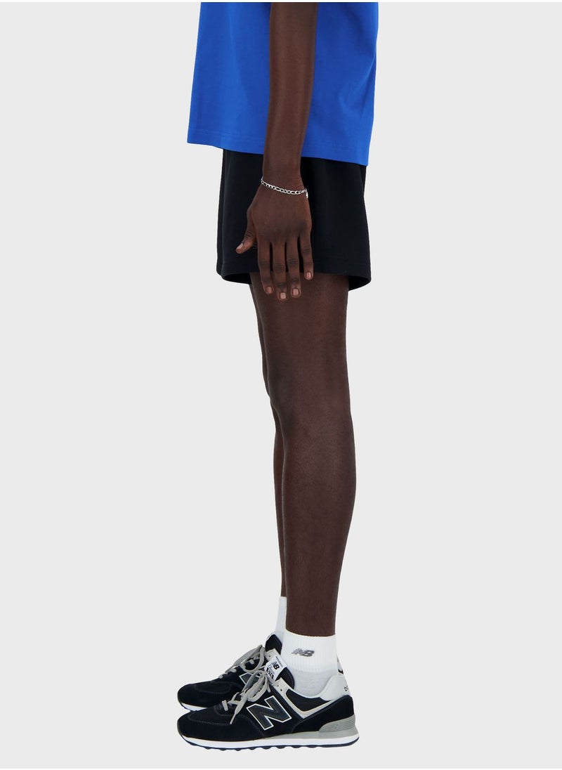 New Balance Logo French Terry Athletics Shorts  - Image 4