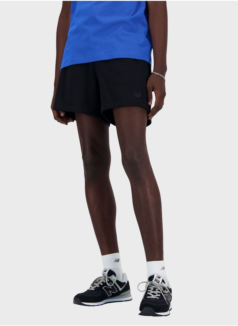 New Balance Logo French Terry Athletics Shorts  - Image 5