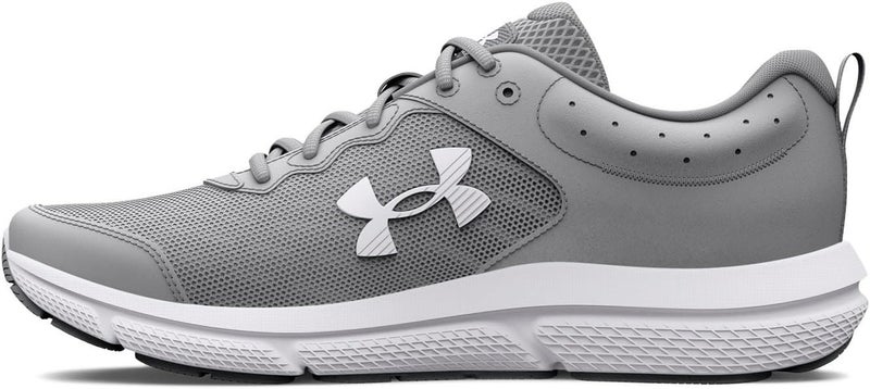UNDER ARMOUR حذاء الجري للرجال من أندر أرمور Charged Assert 10 - رمادي مود/أبيض - Image 3