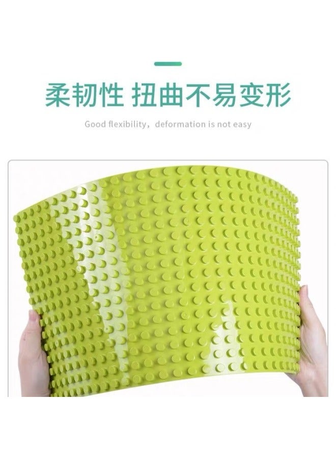 Large Particle Building Block Base Plate Road Model Children's Early Education Educational Toy Assembly Wall Compatible With Lego Creative Assembly - Image 2
