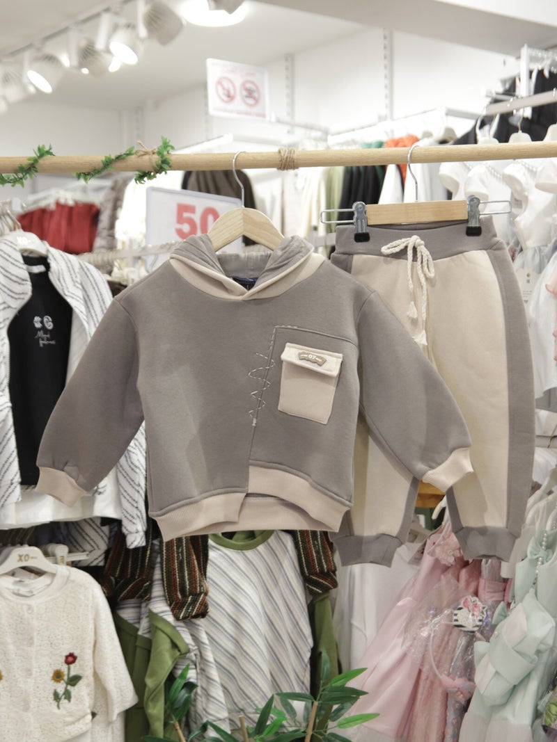 Hype Boys' tracksuit, ages 1 to 5 years, 7537 - Image 4