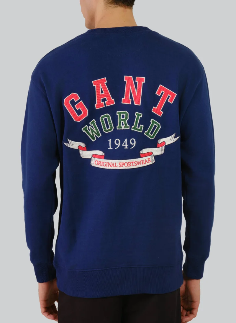 GANT World Crest Relax C-Neck Sweat