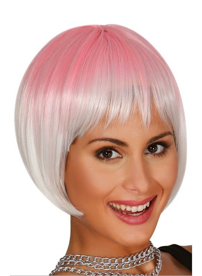 Fiestas Guirca Short Pink Extra Wig  Box Container 