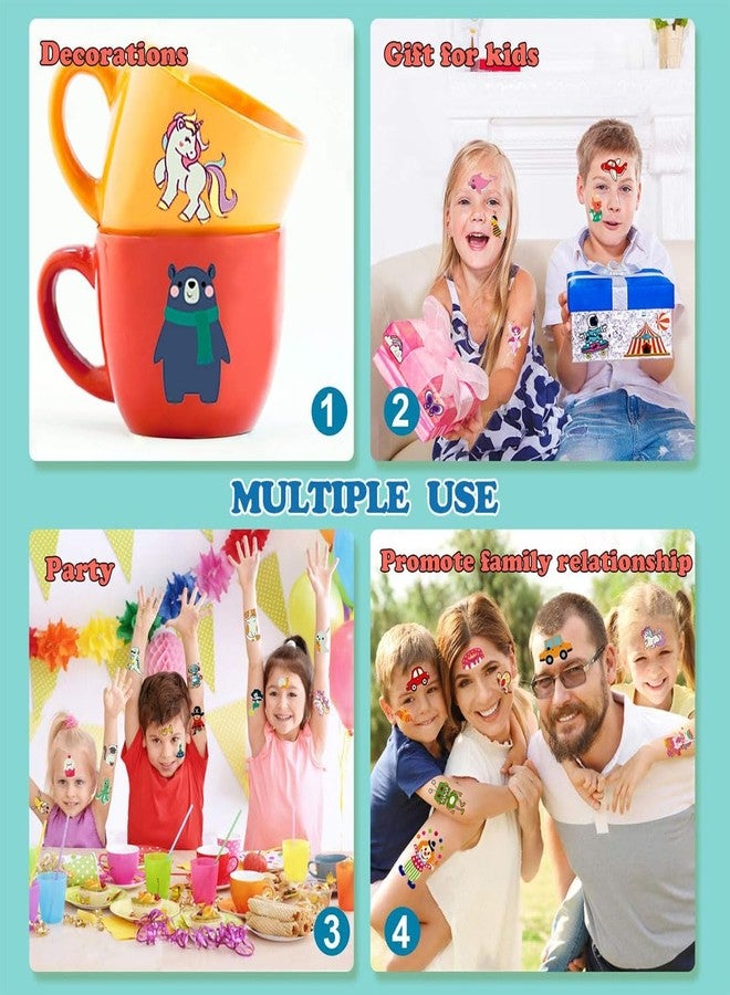 Stylizeink Robort Toys Kids 10 Styles Tattoos for Kids, Mixed Styles Temporary Tattoos Stickers with for Boys and Girls, Party Supplies Gifts - Image 4