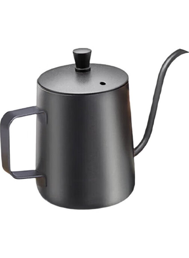 Teotm Pour-Over Kettle, Fine-Mouth Coffee Kettle, Home Use, Drip Coffee Kettle, 304 Stainless Steel Kettle, Black, 350Ml - Image 1