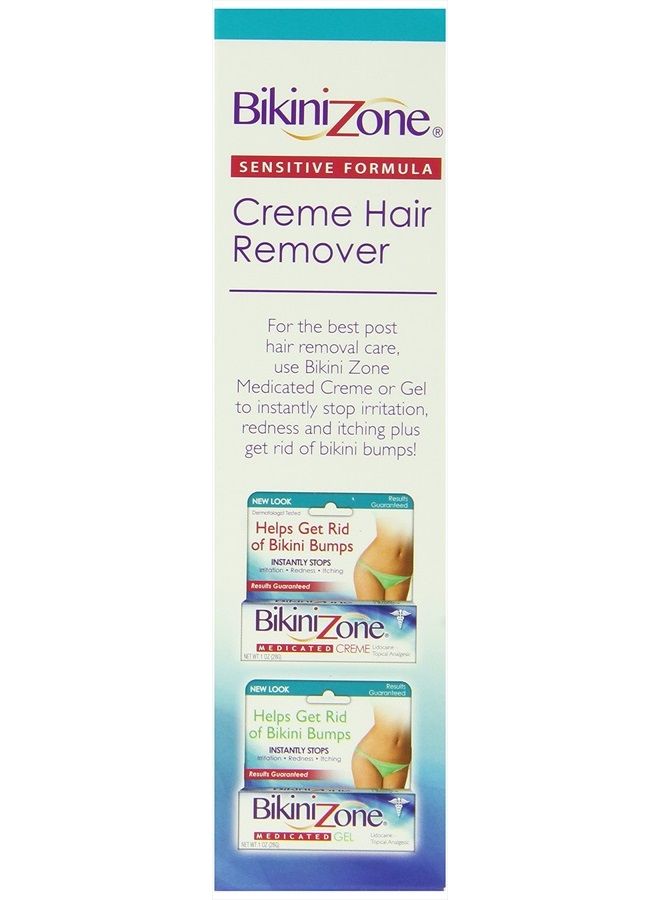 Bikini Zone Bikini Creme Hair Remover - Fast Painless Hair Removing Cream (2 oz, Pack of 3) - Image 4