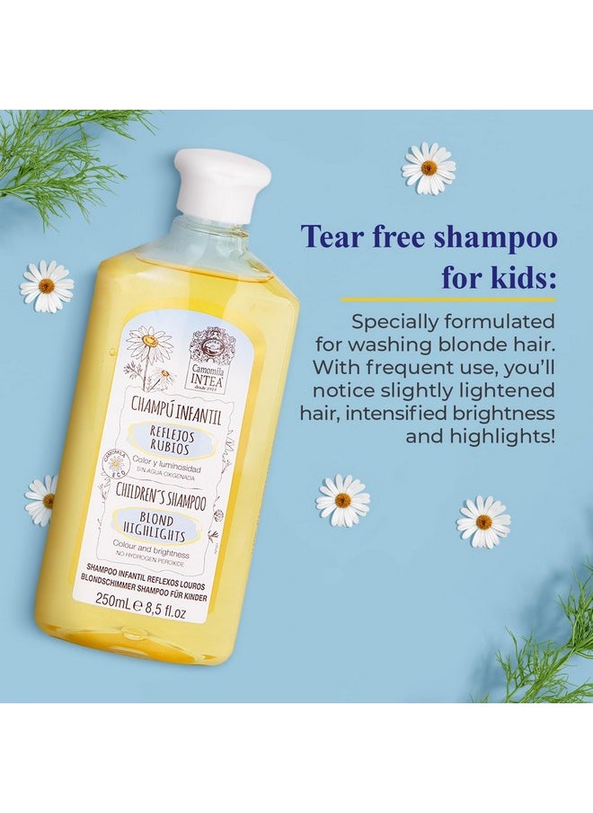 Intea Intea Camomila Kids Shampoo for Blonde Highlights - 8.5Oz Chamomile Shampoo Hair Lightener for Kids - Natural Extract Toddler Shampoo with No Silicones or Parabens  - Image 3