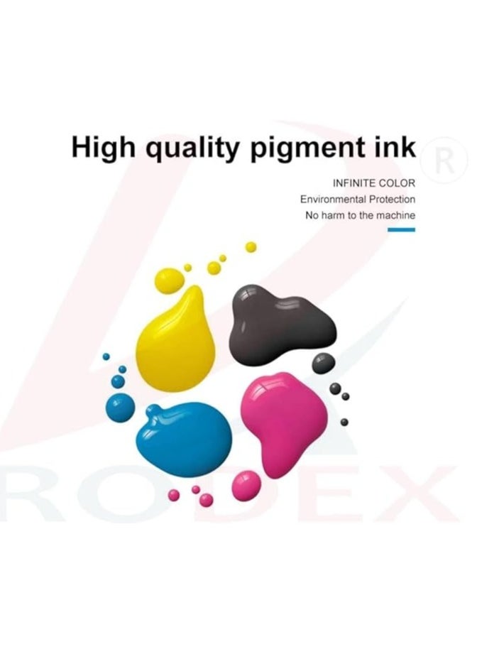 Terabyte Ink BTD60 BT5000 for Brother Pack of 4 Black Cyan Magenta Yellow for DCP - T300 T510W T710W MFC - T810W T910DW HL - T4000DW DCP - T310W T510W T710W MFC - T810W T910DW T4500DW DCP-T300  - Image 2