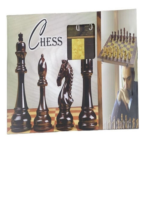 Portable 3-in-1 Magnetic Foldable Chess Table Set Portable Chess Table Set Adult Unique Game Flower Table Chess Set (L )