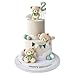 Zafena 12 PCS Bear Cake Topper Bear Cake Decorations with Balls Cake Toppers for Boys Girls Baby Shower Birthday Party Decorations Green - Image 3