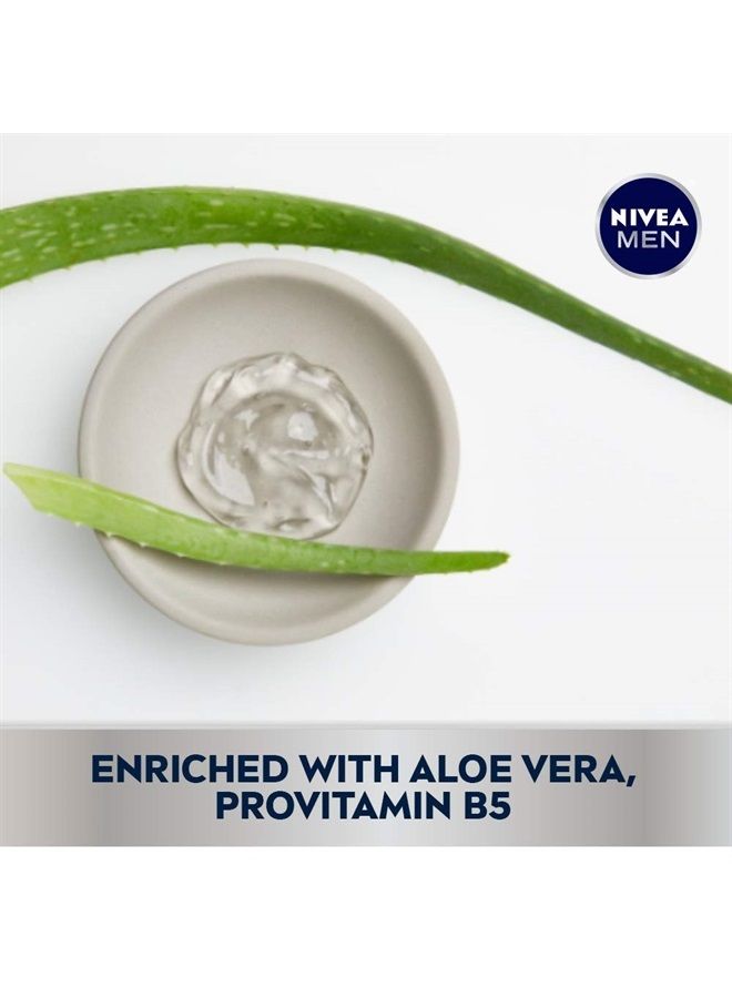 NIVEA MEN غسول وجه مرطب بأقصى ترطيب مع الألوة فيرا، 5 أونصة سائلة - Image 4
