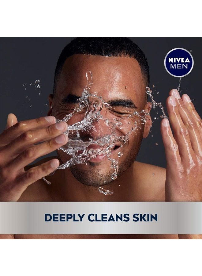 NIVEA MEN غسول وجه مرطب بأقصى ترطيب مع الألوة فيرا، 5 أونصة سائلة - Image 3