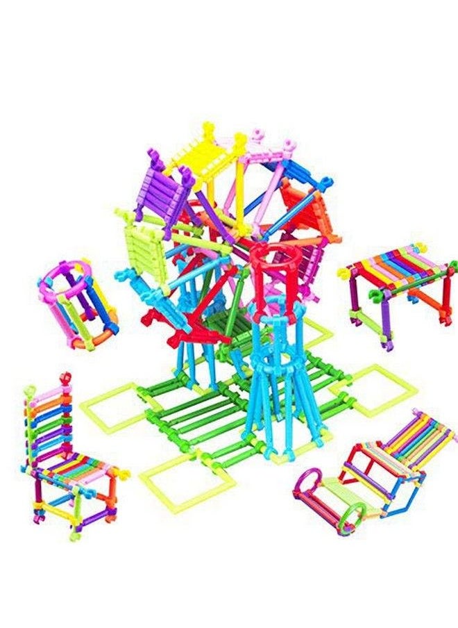 Kiti Kits Build Your Creativity Diy Colorful Educational Smart City Assembly Sticks 200 Sticks Blocks For Kids Boys & Girls With Different Themes  - Image 3
