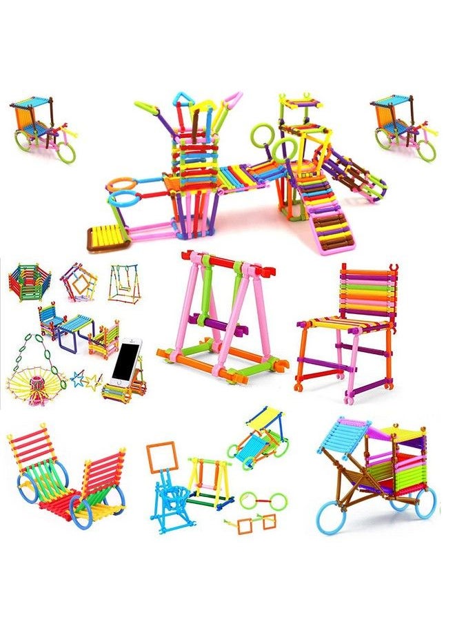 Kiti Kits Build Your Creativity Diy Colorful Educational Smart City Assembly Sticks 200 Sticks Blocks For Kids Boys & Girls With Different Themes  - Image 5