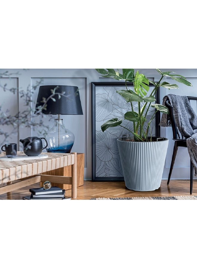 Prosperplast Milly Modern Design Flower Pot Light Grey 15 L DBMI300-443U - Image 2